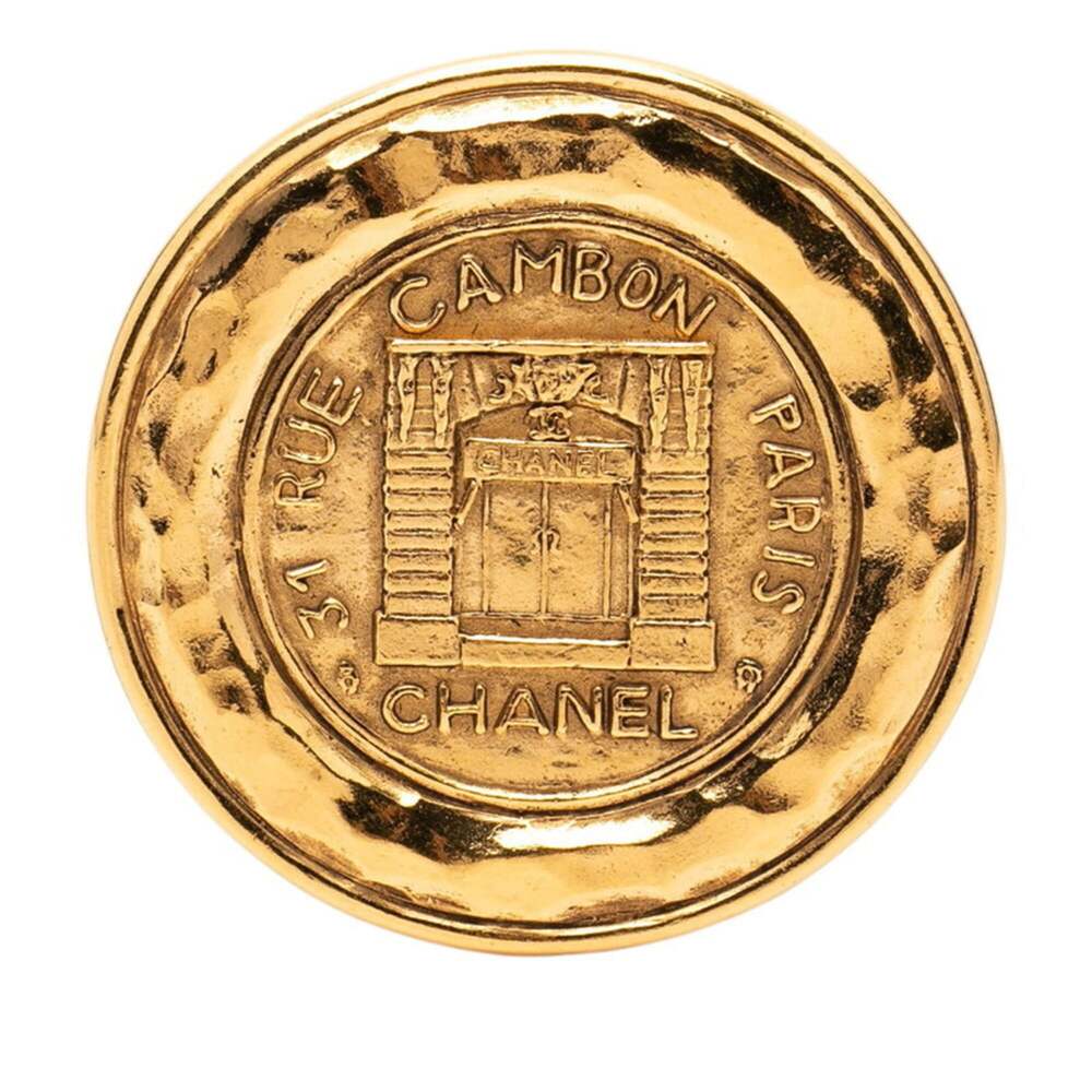 Chanel Cc Logo Brooch Metal #256878C75B